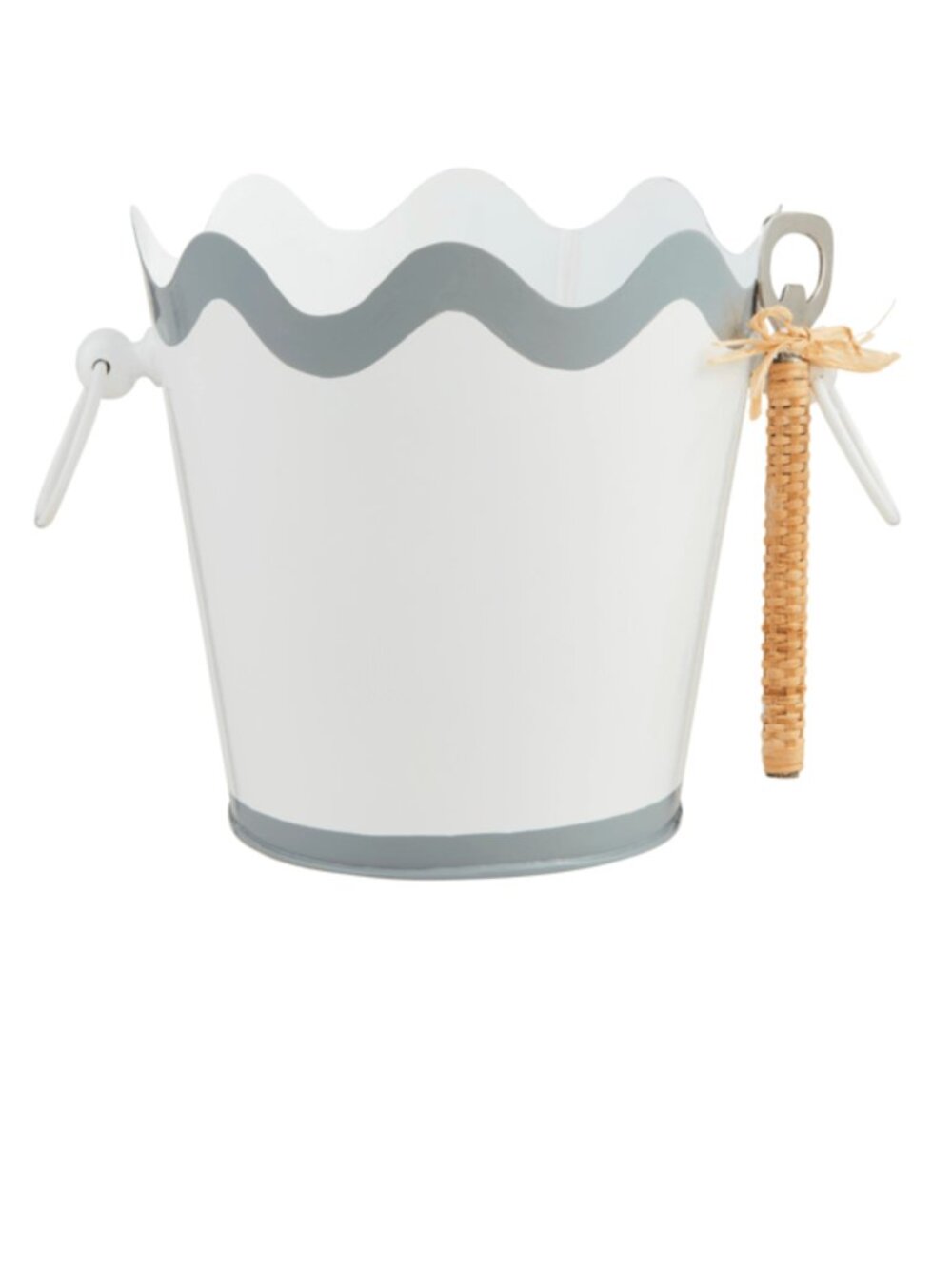 Mud Pie - Scalloped Ice Bucket Set
